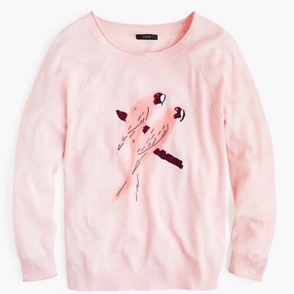 COPY - J.Crew Merino wool crewneck sweater in parrot - Picture 2 of 5